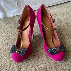 Gorgeous Magenta Platform Shoedazzle heels